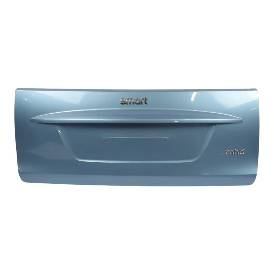 Boot Tailgate Trunk Lid Rear Cover Light Blue Metallic - EN1 to Smart Fortwo 451 with Part number A4517570006 Smart Fortwo 451 Boot Tailgate Trunk Lid Rear Cover Light Blue Metallic - EN1 - SKU A4517570006-LIG - Part number A4517570006