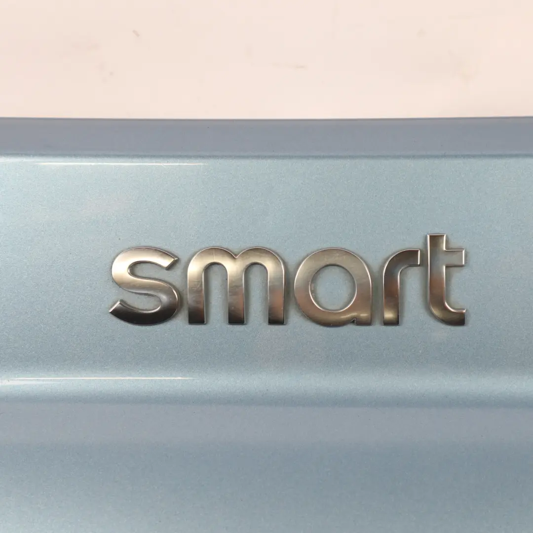 Boot Tailgate Trunk Lid Rear Cover Light Blue Metallic - EN1 to Smart Fortwo 451 with Part number A4517570006 Smart Fortwo 451 Boot Tailgate Trunk Lid Rear Cover Light Blue Metallic - EN1 - SKU A4517570006-LIG - Part number A4517570006