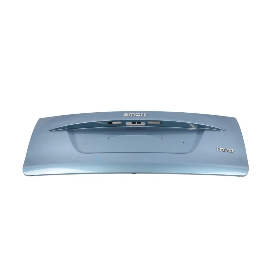 Boot Tailgate Trunk Lid Rear Cover Light Blue Metallic - EN1 to Smart Fortwo 451 with Part number A4517570006 Smart Fortwo 451 Boot Tailgate Trunk Lid Rear Cover Light Blue Metallic - EN1 - SKU A4517570006-LIG - Part number A4517570006