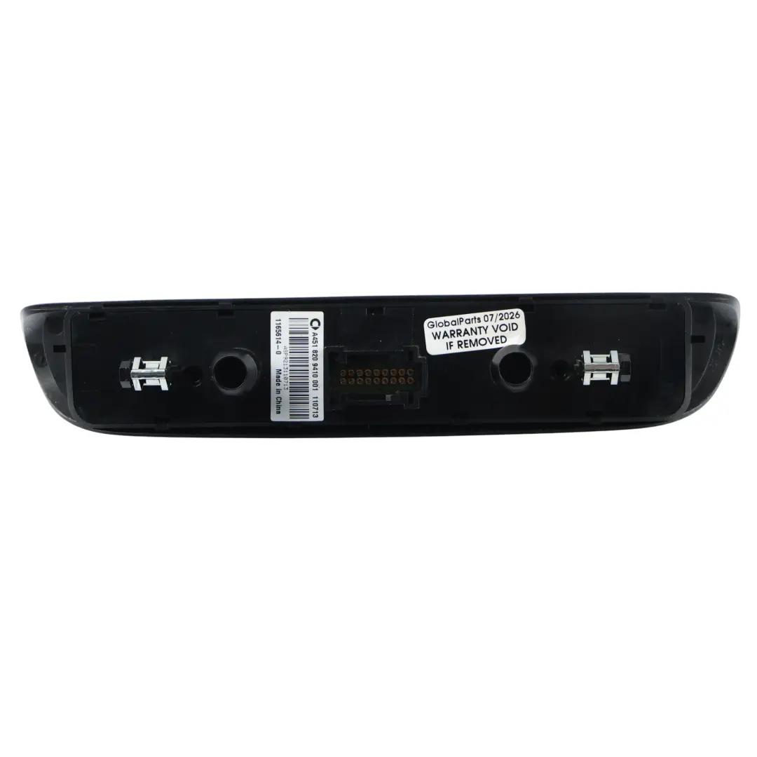 Interruptor Luz Emergencia Botón Cierre Central para Smart Fortwo 451 con número de pieza A4518209410 Smart Fortwo 451 Interruptor Luz Emergencia Botón Cierre Central - SKU A4518209410 - Número de pieza A4518209410