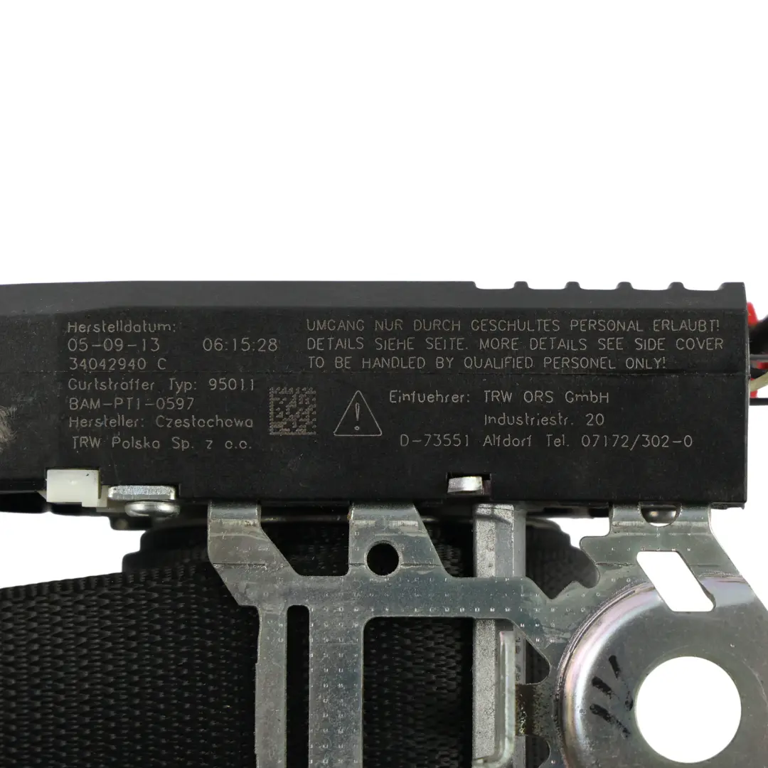 Smart Fortwo C451 Cabrio Seat Belt Seat Restraint Front Left N/S - SKU RHD-A4518604185 - Part number A4518604185