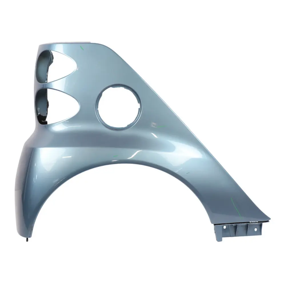 Side Panel Wing Fender Rear Right O/S Light Blue Metallic - EN1 to Smart Fortwo 451 with Part number A4518820201 Smart Fortwo 451 Side Panel Wing Fender Rear Right O/S Light Blue Metallic - EN1 - SKU A4518820201-LIG - Part number A4518820201