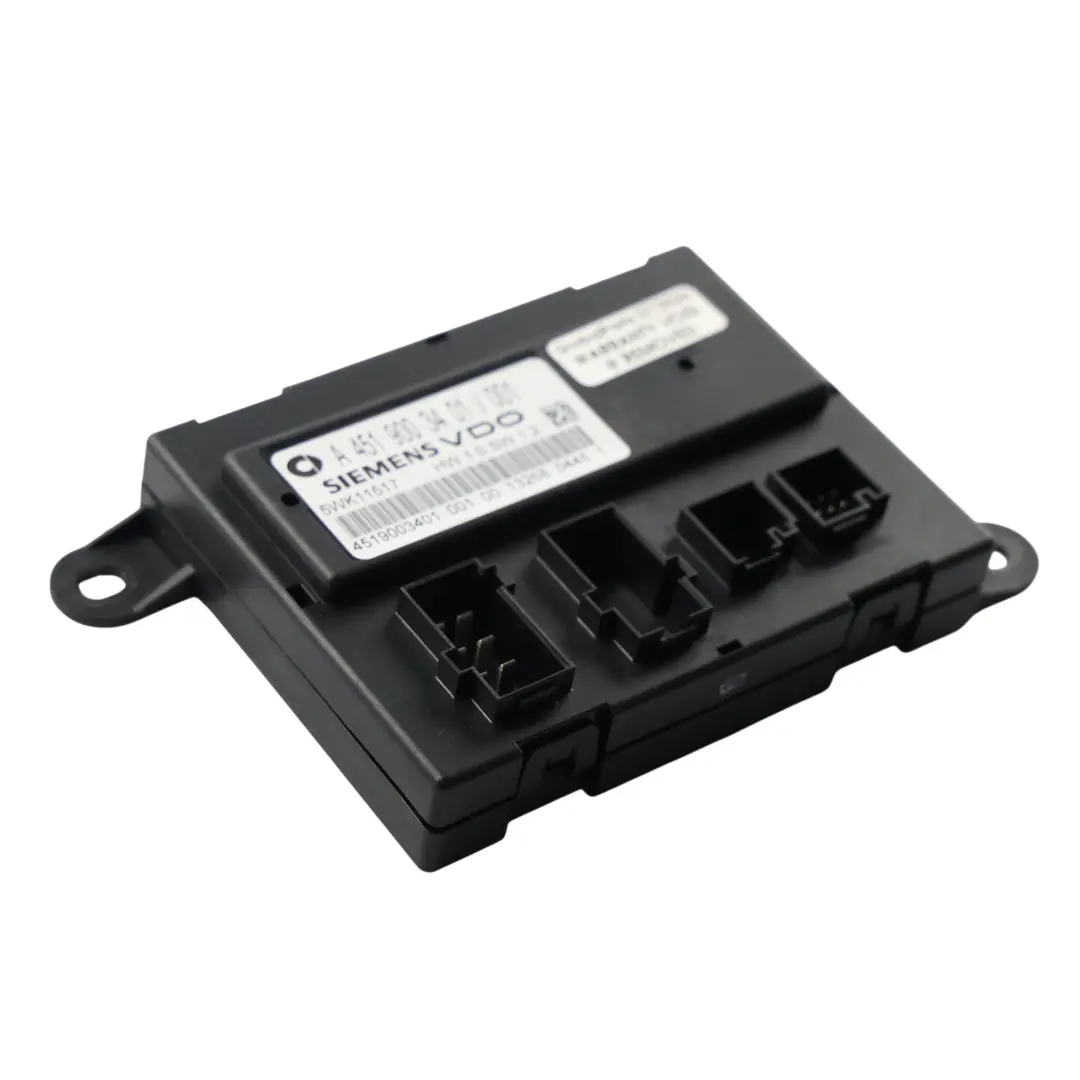 C451 Cabrio Unidad Control Puerta Módulo ECU para Smart Fortwo con número de pieza A4519003401 Smart Fortwo C451 Cabrio Unidad Control Puerta Módulo ECU - SKU A4519003401 - Número de pieza A4519003401
