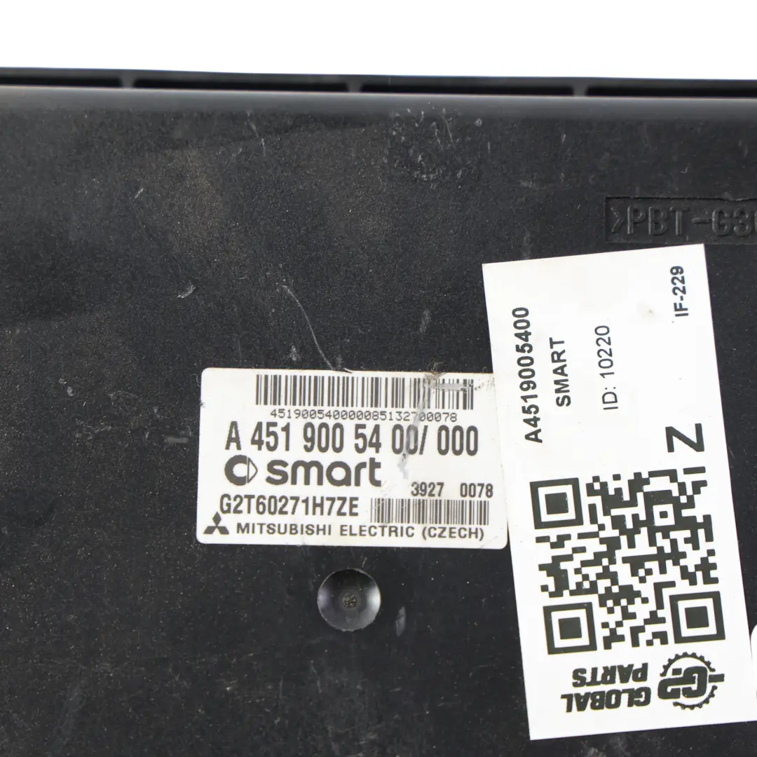 Smart A451 Transmission Control Unit ECU 71HP 1.0 Petrol Manual - SKU A4519005400 - Part number A4519005400