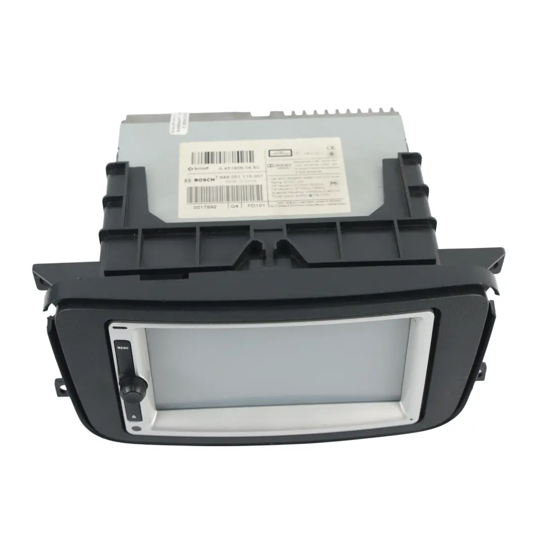 C451 Radio Estéreo Audio Unidad CD Bluetooth Bosch para Smart ForTwo con número de pieza A4519060480 Smart ForTwo C451 Radio Estéreo Audio Unidad CD Bluetooth Bosch - SKU A4519060480 - Número de pieza A4519060480