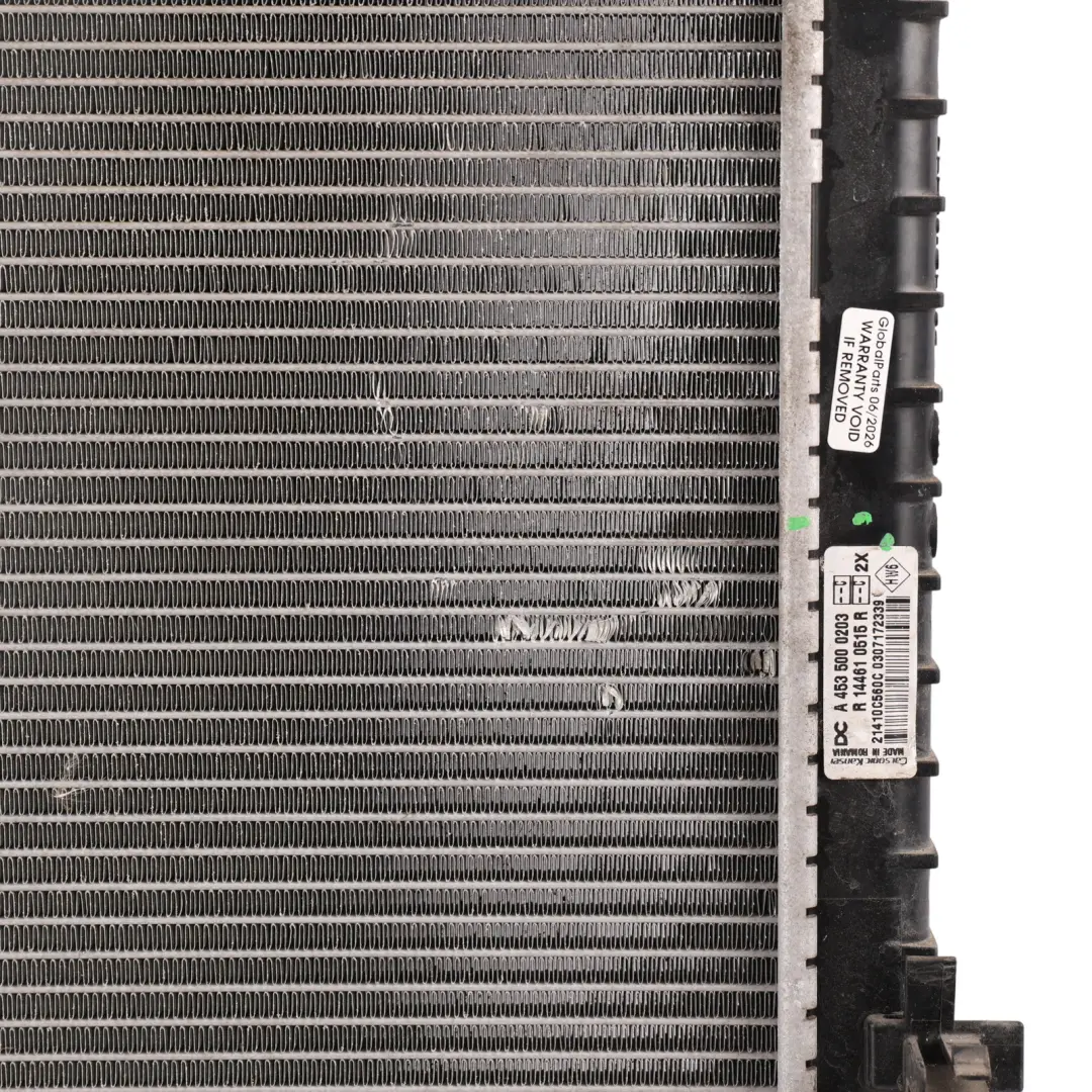 W453 Engine Coolant Cooling Radiator 0.9 Petrol Engine to Smart Fortwo with Part number A4535000203 Smart Fortwo W453 Engine Coolant Cooling Radiator 0.9 Petrol Engine - SKU A4535000203 - Part number A4535000203