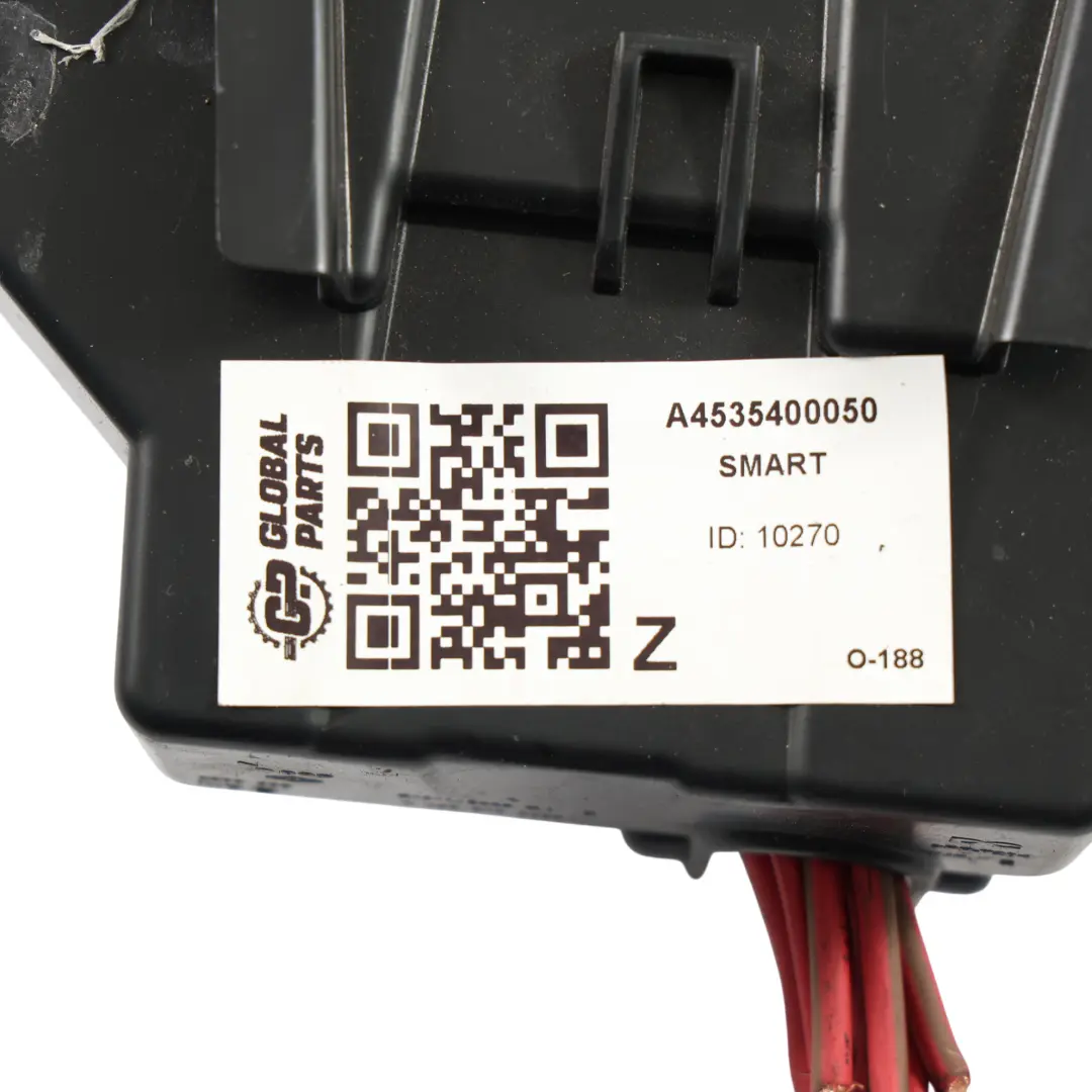 W453 Módulo Caja Fusibles Relés para Smart Fortwo con número de pieza A4535400050 Smart Fortwo W453 Módulo Caja Fusibles Relés - SKU A4535400050 - Número de pieza A4535400050