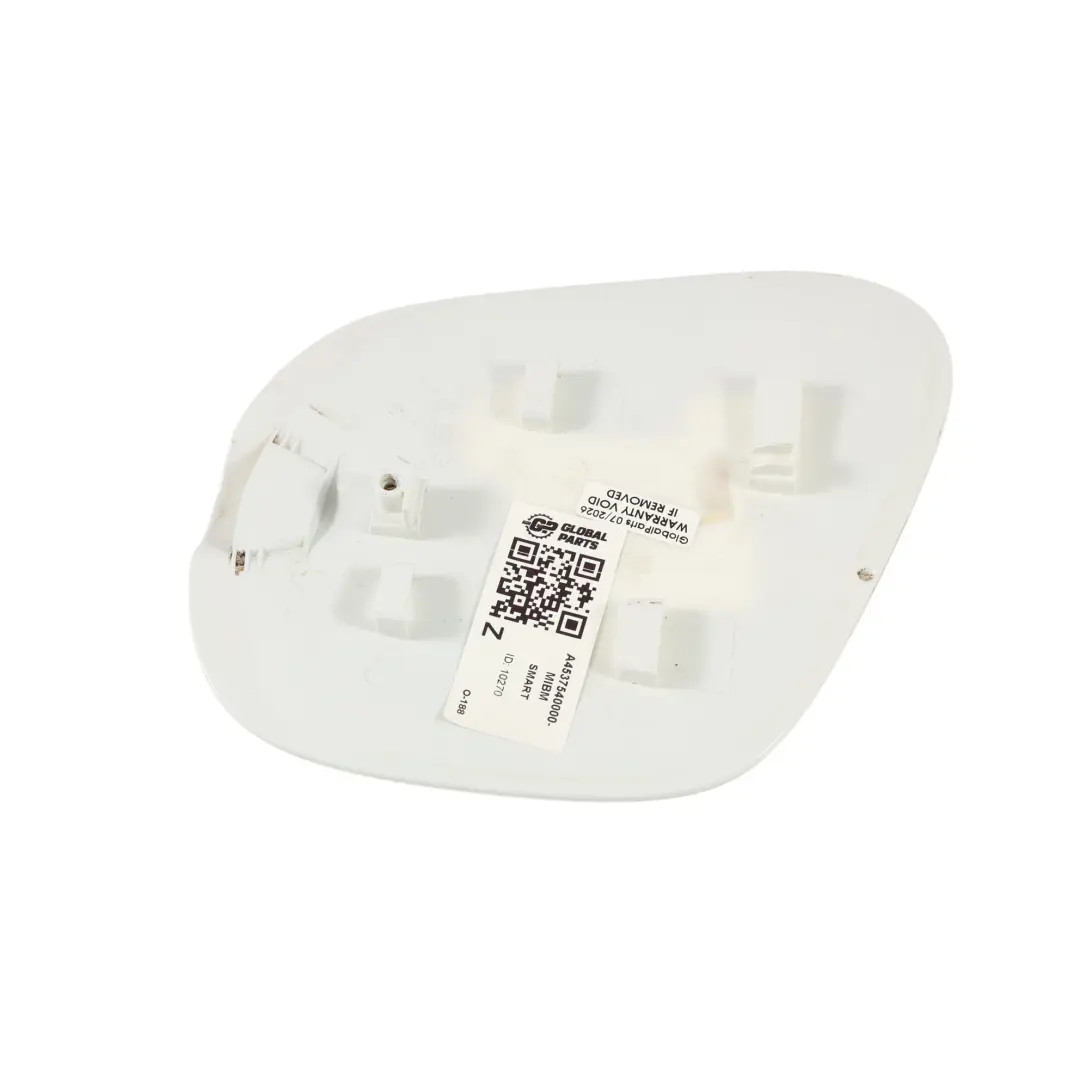 MK3 Sportello Tappo Carburante Bianco per Smart Fortwo con numero di parte A4537540000 Smart Fortwo MK3 Sportello Tappo Carburante Bianco - SKU A4537540000-WHI - Numero di parte A4537540000
