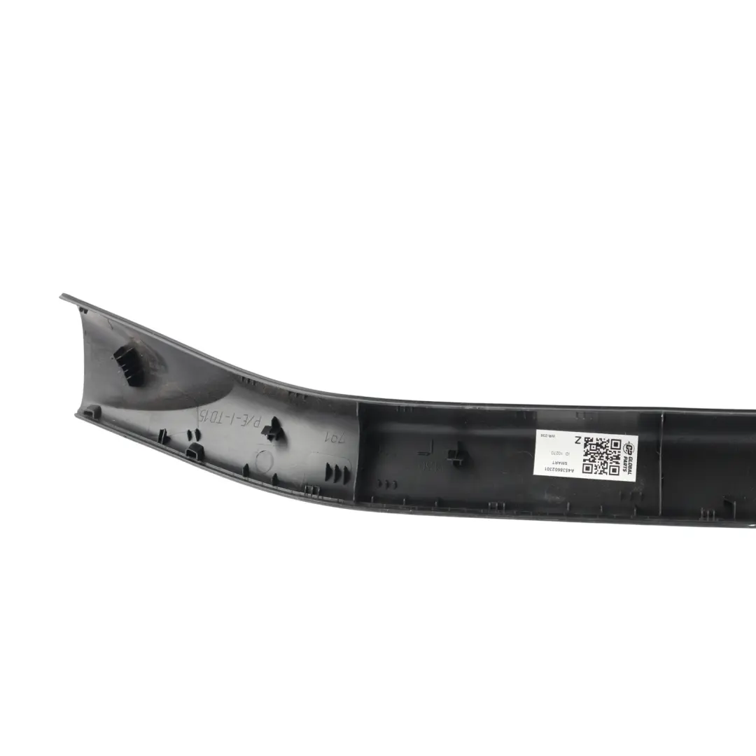 A453 Cabriolet Convertible Roll Bar Cover Trim Strip to Smart Fortwo with Part number A4538602301 Smart Fortwo A453 Cabriolet Convertible Roll Bar Cover Trim Strip - SKU A4538602301 - Part number A4538602301