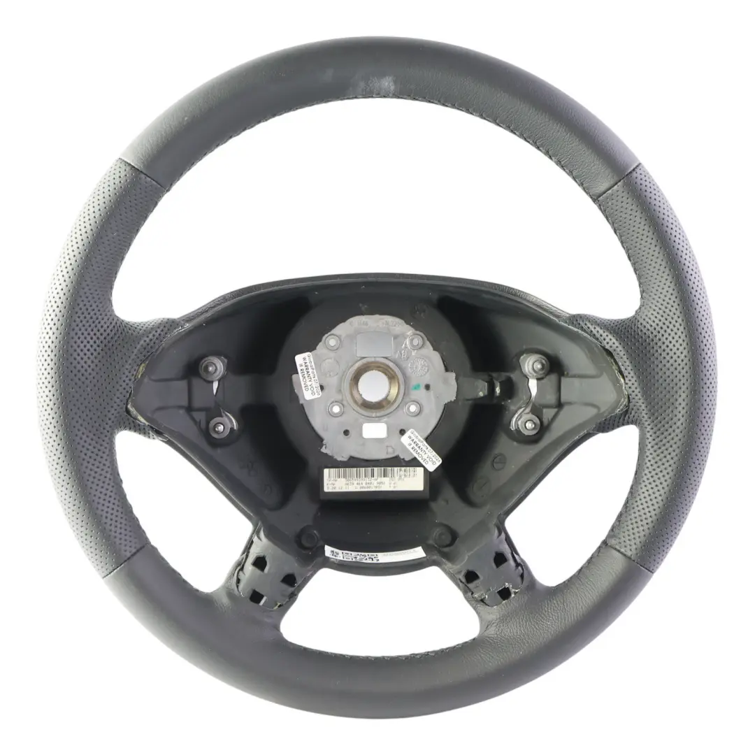 Mercedes Vito Viano W639 Volante NUOVO Pelle Nera con Filo Nero - SKU A6394640401-2 - Numero di parte A6394640401
