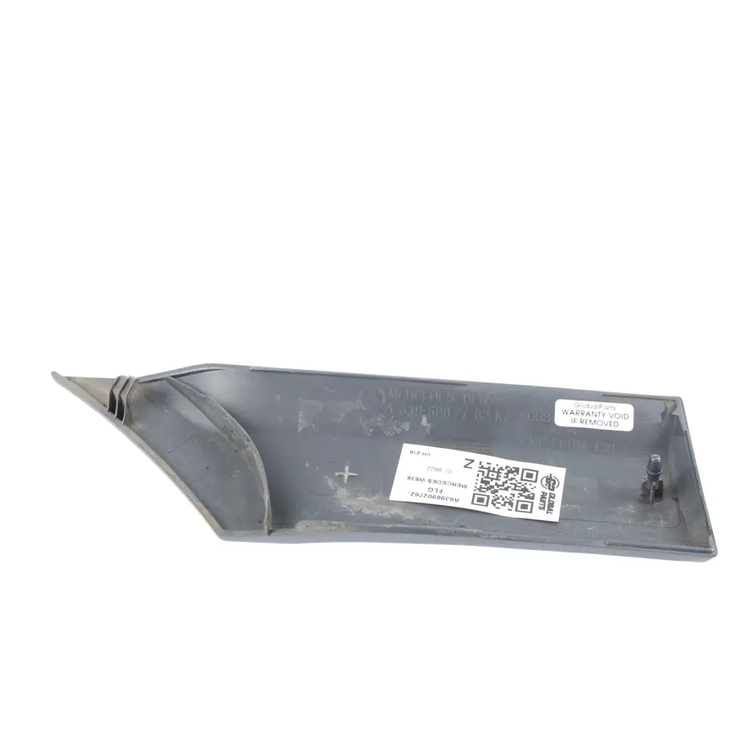 Mercedes W639 Moldura Inferior Panel Trasero Izquierdo Gris Pedernal 368 - SKU A6396902762-FLG - Número de pieza A6396902762
