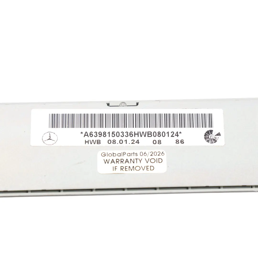 Grab Handle Roof Frame Front Left N/S to Mercedes W639 with Part number A6398150336 Mercedes W639 Grab Handle Roof Frame Front Left N/S - SKU A6398150336 - Part number A6398150336