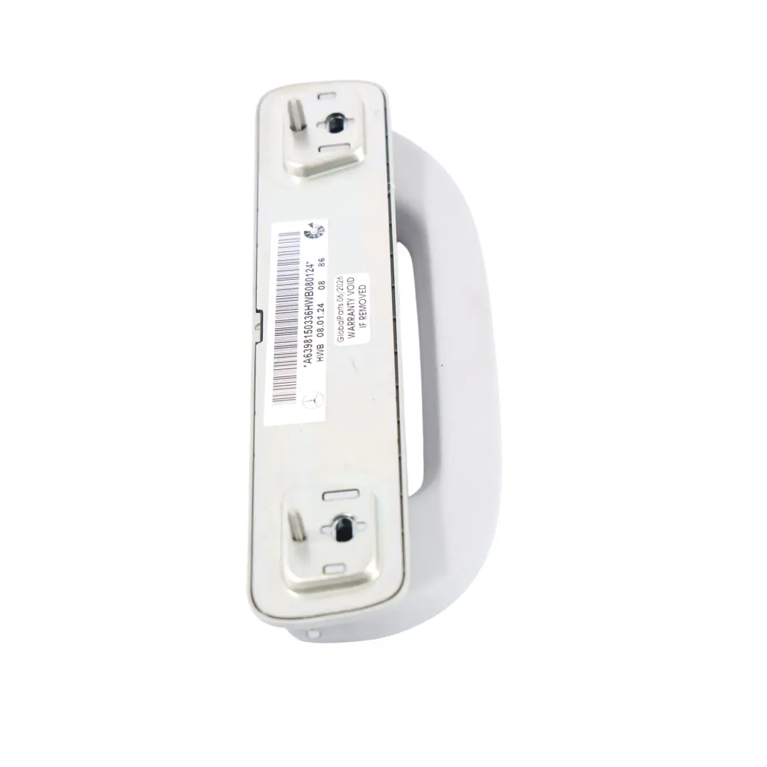 Maniglia Tetto Telaio Anteriore Sinistra per Mercedes W639 con numero di parte A6398150336 Mercedes W639 Maniglia Tetto Telaio Anteriore Sinistra - SKU A6398150336 - Numero di parte A6398150336