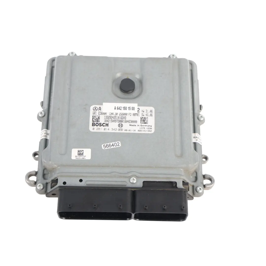 Mercedes W639 3.0CDI OM642.990 Kit ECU Motor Automático - SKU A6421501500-3 - Número de pieza A6421501500