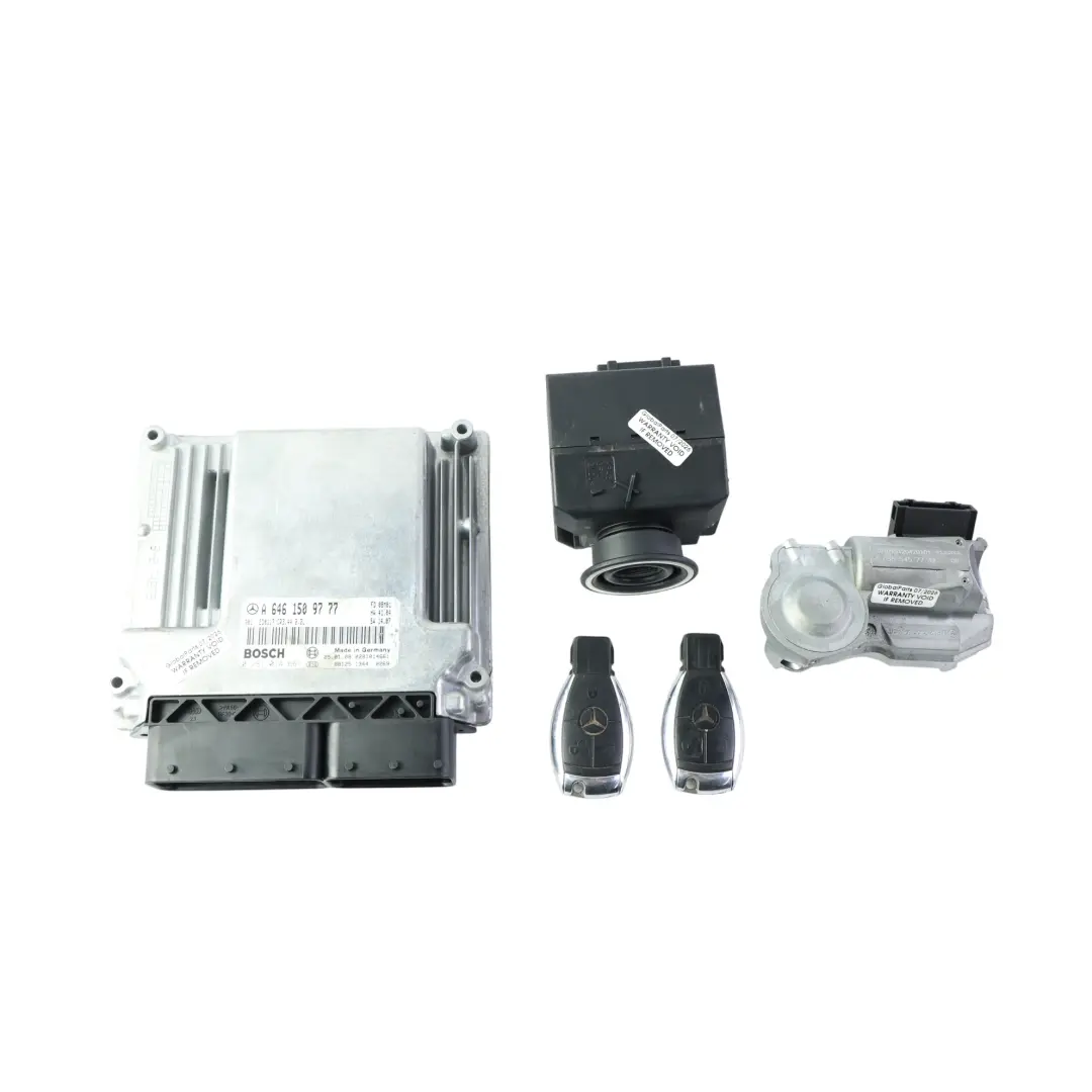 ECU Control Motor 2.1 Diesel 150 HP Automático KIT para Mercedes C209 con número de pieza A6461509777 Mercedes C209 ECU Control Motor 2.1 Diesel 150 HP Automático KIT - SKU A6461509777-2 - Número de pieza A6461509777