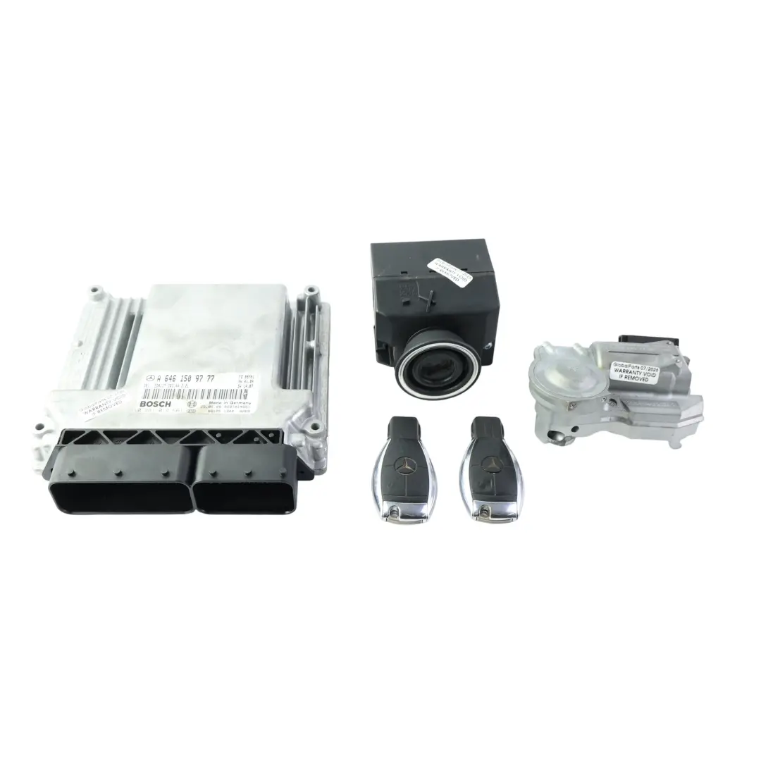 Mercedes C209 Engine Control ECU 2.1 Diesel 150 HP Automatic KIT - SKU A6461509777-2 - Part number A6461509777