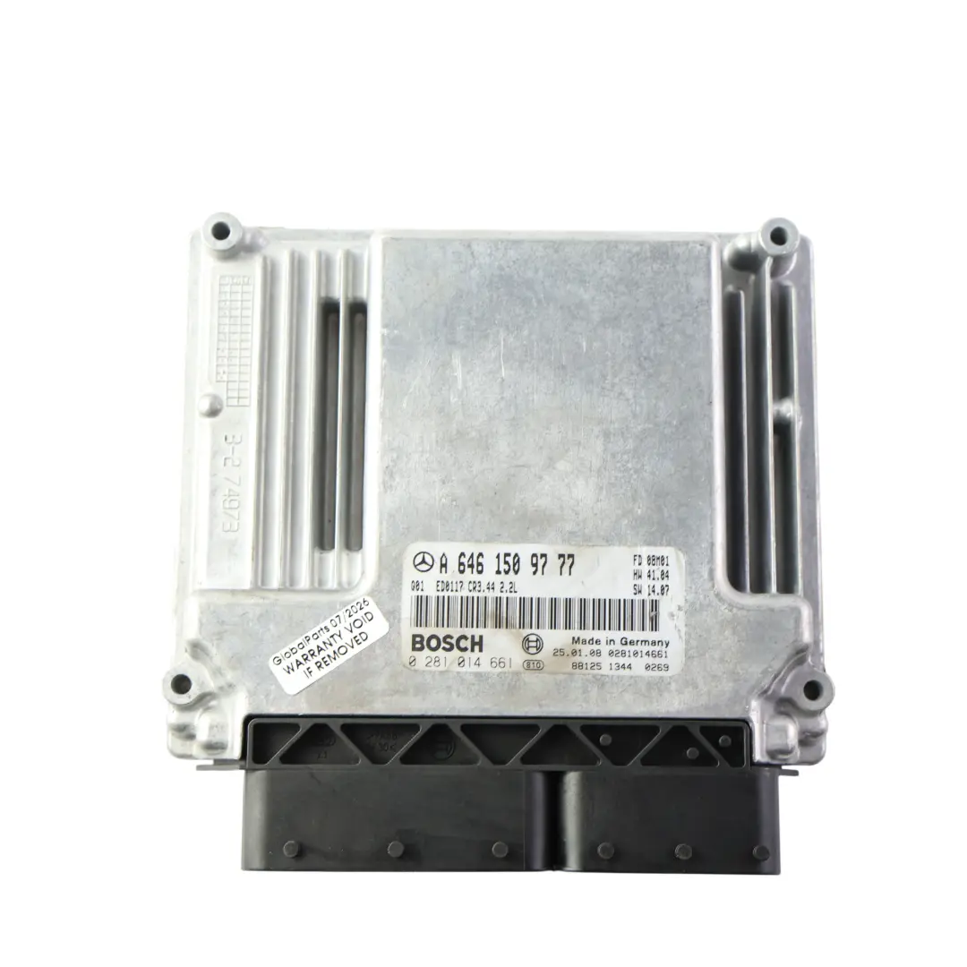 Mercedes C209 ECU Control Motor 2.1 Diesel 150 HP Automático KIT - SKU A6461509777-2 - Número de pieza A6461509777