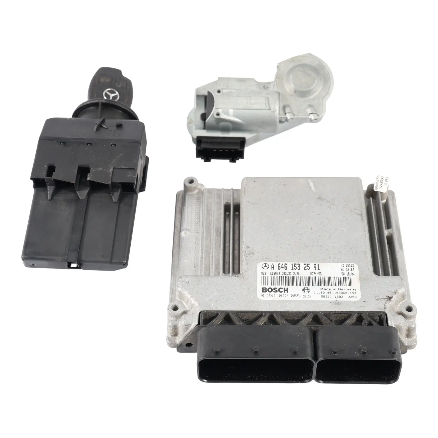 Mercedes W639 111 CDI OM646 109HP Kit Módulo ECU Motor A6461532591 Manual