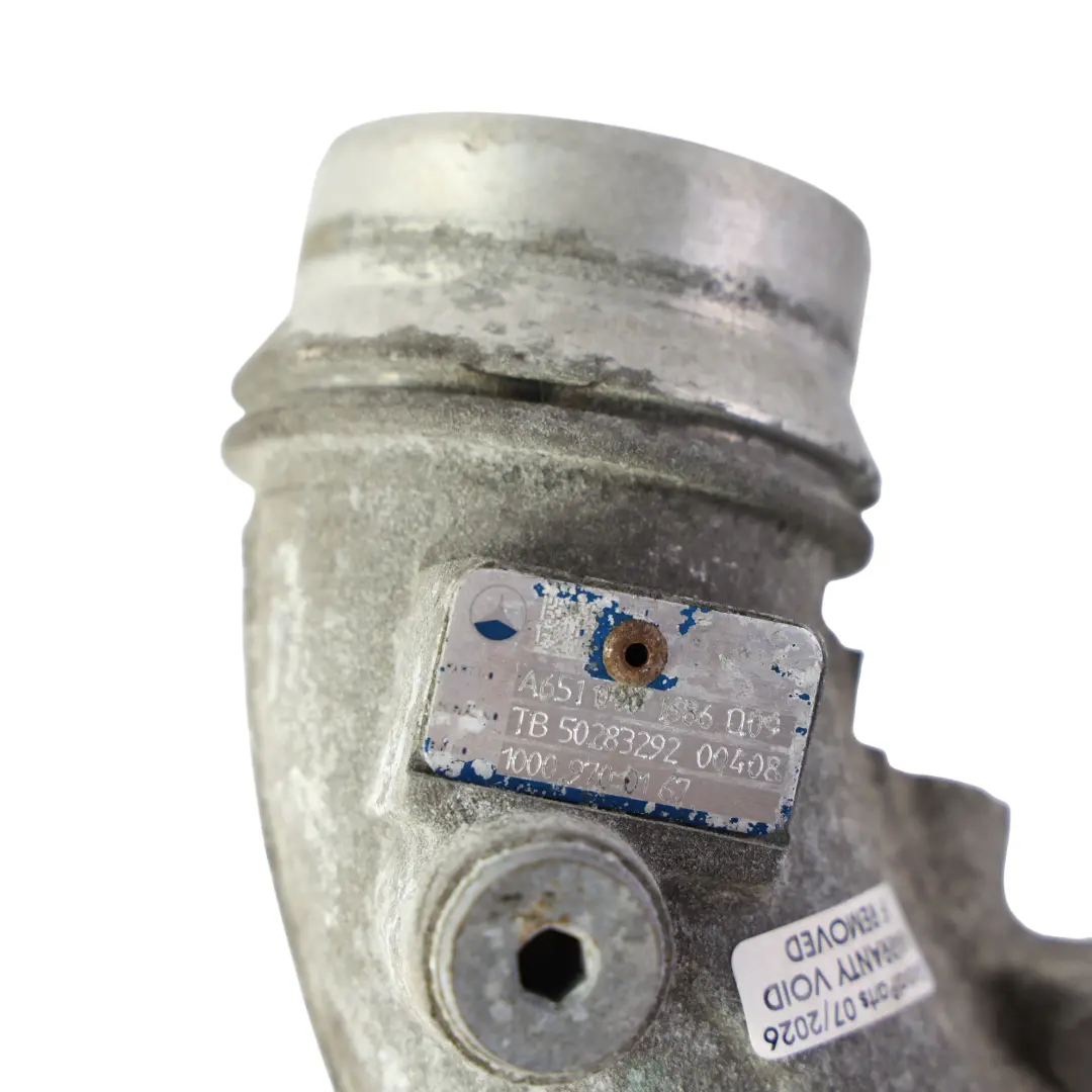 Mercedes W447 Turbocompresor Entrada 114 CDI OM651 Diesel - SKU A6510901686-1 - Número de pieza A6510901686