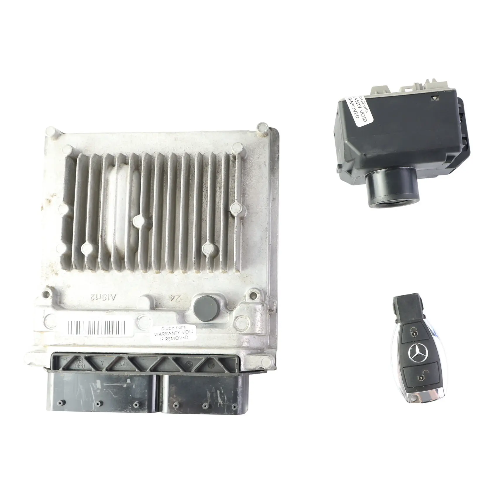 Mercedes W176 A200 CDI Engine ECU Kit OM651 136HP A6519007003 Automatic