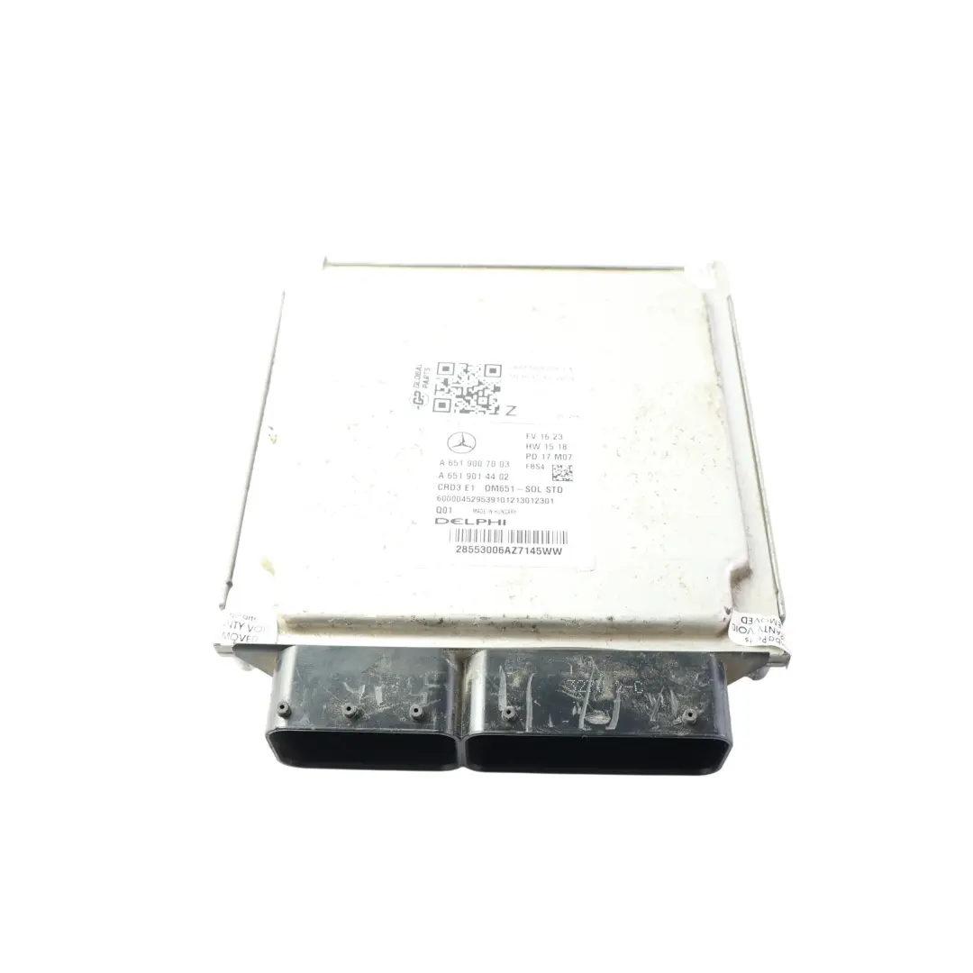 Mercedes W176 A200 CDI Engine ECU Kit OM651 136HP Automatic - SKU A6519007003-5 - Part number A6519007003
