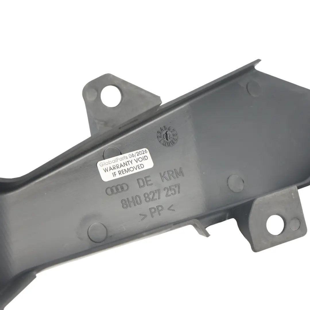 Copertura Serratura Portellone Pannello per Audi A4 S4 RS4 B7 con numero di parte 8H0827257 Audi A4 S4 RS4 B7 Copertura Serratura Portellone Pannello - SKU 8H0827257 - Numero di parte 8H0827257