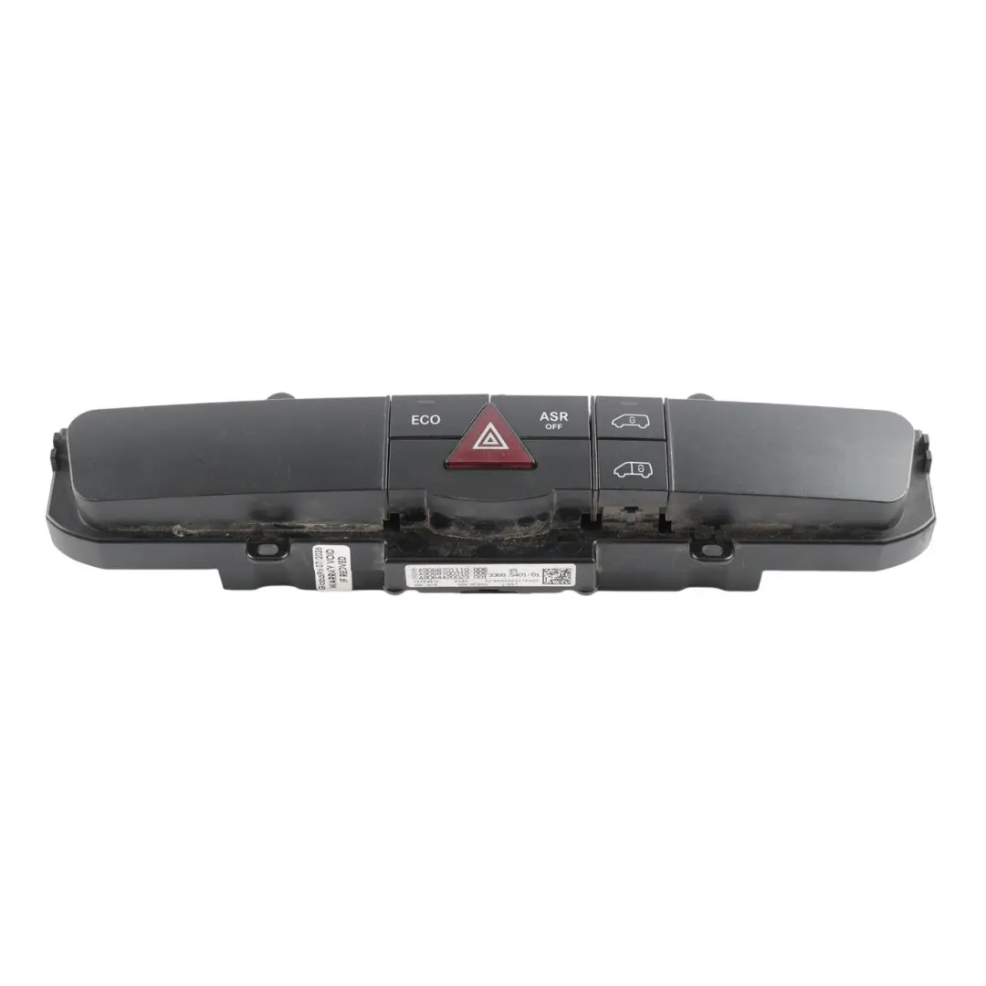 Mercedes W906 Dash Switch Panel ASR Lock Hazard Lights - SKU A9068701110-2 - Part number A9068701110