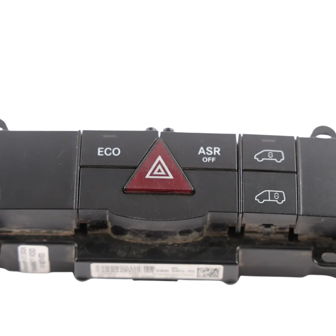 Switch Panel ASR Lock Hazard Lights to Mercedes W906 Dash with Part number A9068701110 Mercedes W906 Dash Switch Panel ASR Lock Hazard Lights - SKU A9068701110-2 - Part number A9068701110