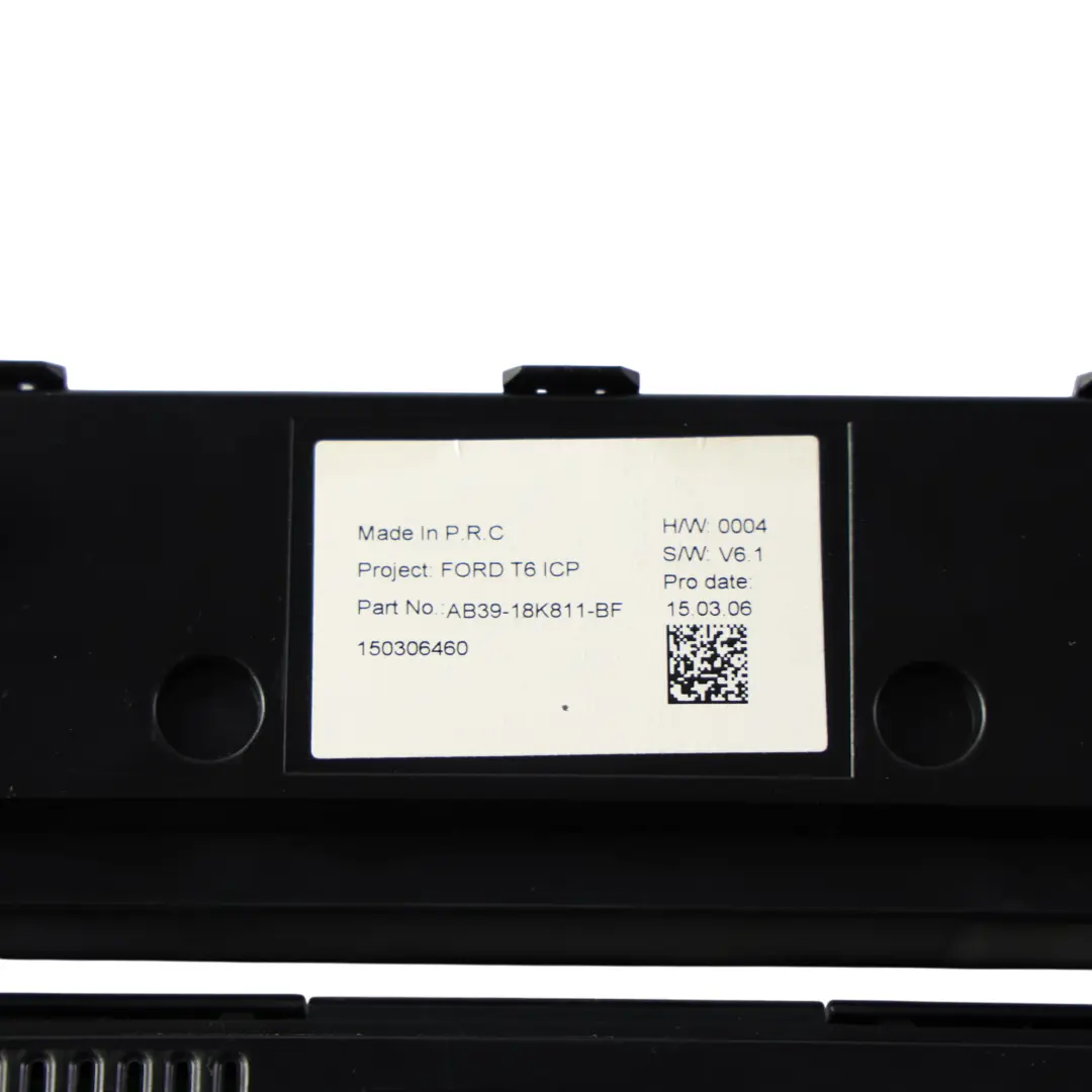 Ford Ranger MK6 Unité Panneau Commande Interrupteur Radio - SKU AB39-18K811-BF - Numéro de pièce AB39-18K811-BF