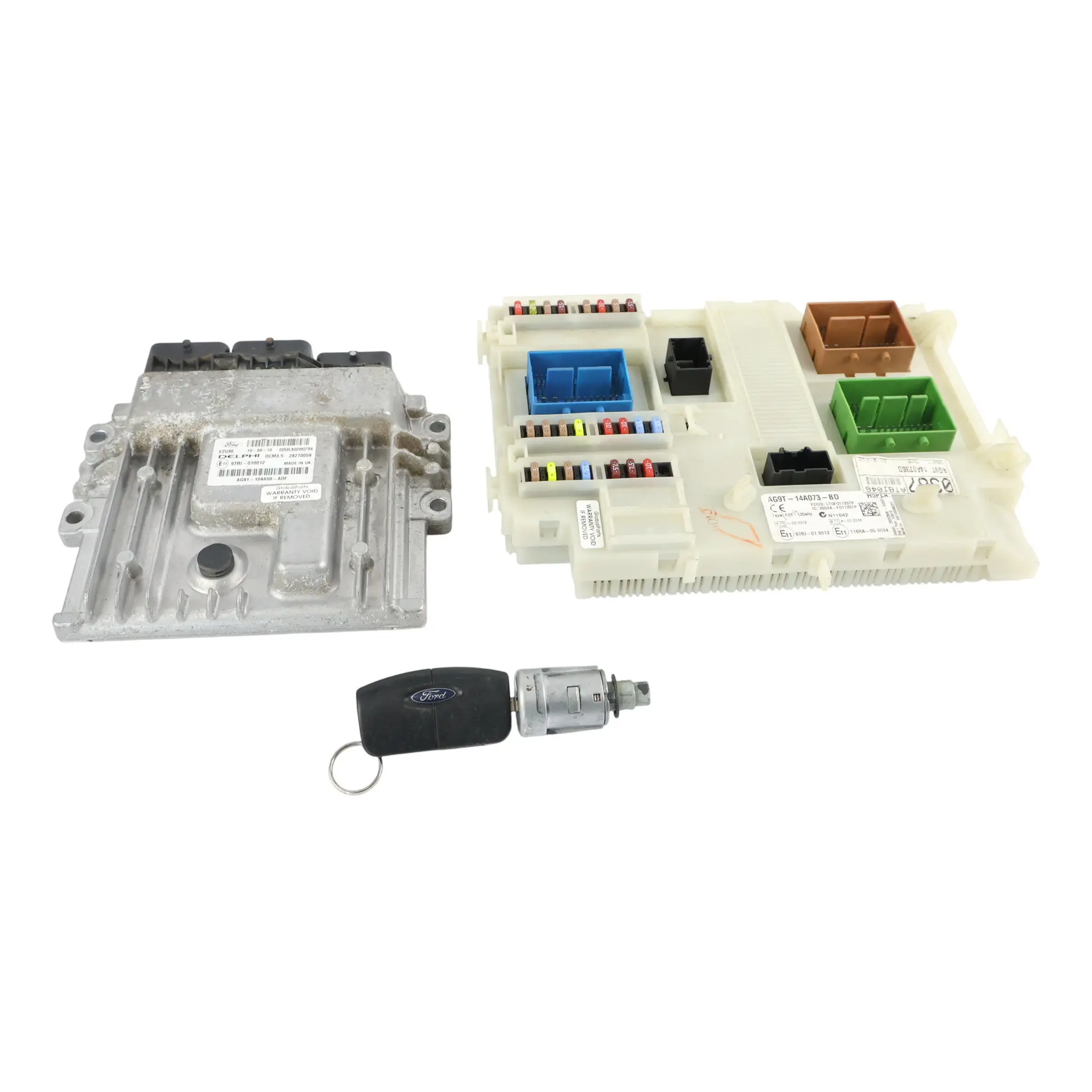 Ford Mondeo MK4 Kit ECU Control Motor 2.0 TDI 163 HP AG91-12A650-ADF Manual