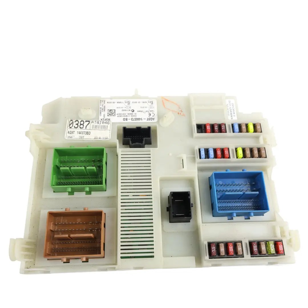 Ford Mondeo MK4 Kit ECU Control Motor 2.0 TDI 163 HP Manual - SKU AG91-12A650-ADF - Número de pieza AG91-12A650-ADF