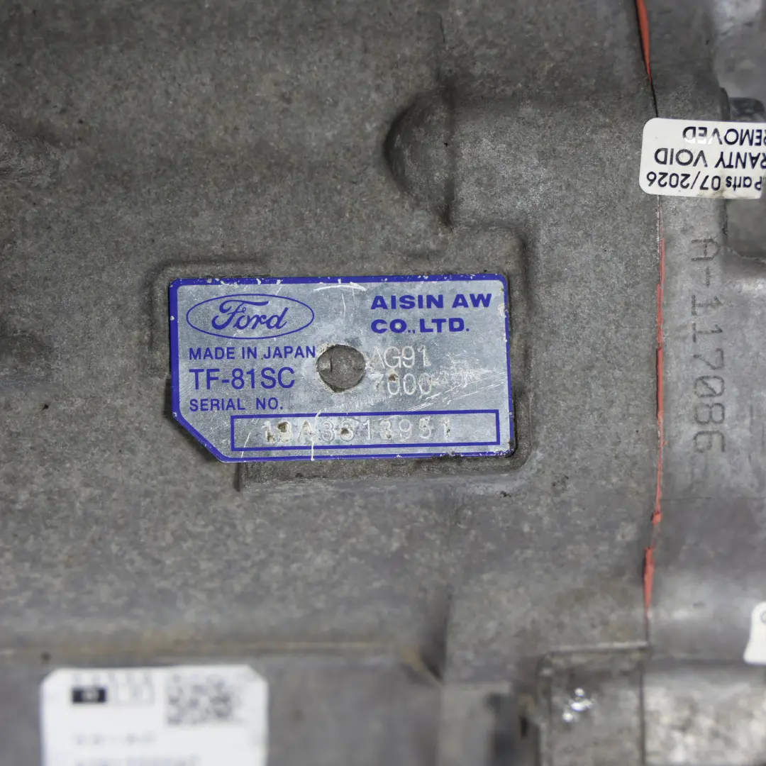 Ford S-Max 2.2 TDCi Automatik Getriebe 6 Gang AWF21 GARANTIE - SKU AG91-7000-AC - Teilenummer AG91-7000-AC