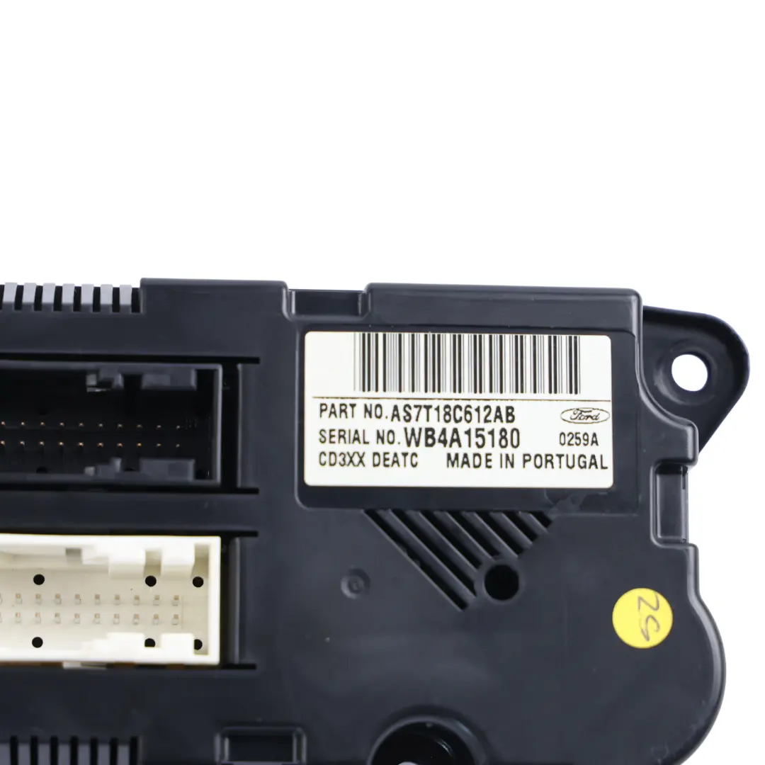 Ford Mondeo MK4 Panneau Commande Climatisation Chauffage - SKU AS7T-18C612-AB - Numéro de pièce AS7T-18C612-AB