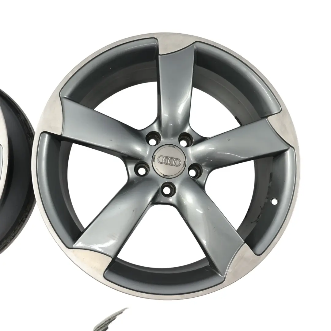 Alloy Wheel Rim Bicolour Silver Grey VIA 19" 8J ET:35 SET to Audi with Part number AUDI-VIA-19-SET Audi Alloy Wheel Rim Bicolour Silver Grey VIA 19" 8J ET:35 SET - SKU AUDI-VIA-19-SET - Part number AUDI-VIA-19-SET