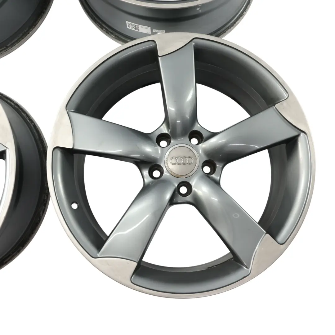  Inny Audi Alu Felge Zweifarbig Silber Grau VIA 19" 8J ET:35 SET - SKU AUDI-VIA-19-SET - Teilenummer AUDI-VIA-19-SET