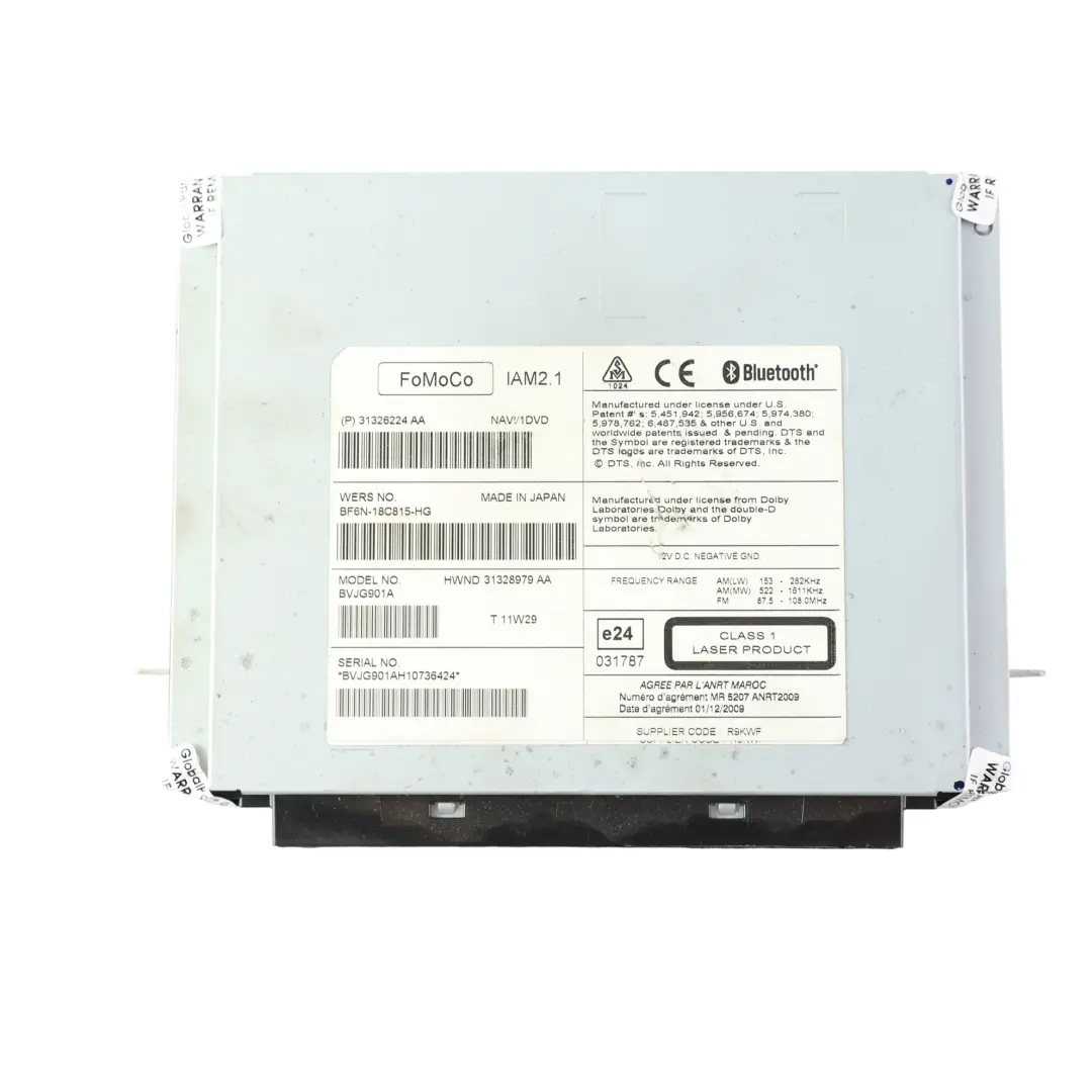 Land Rover Range Rover Evoque Radio CD Player Head Unit - SKU BF6N-18C815-HG - Part number BF6N-18C815-HG