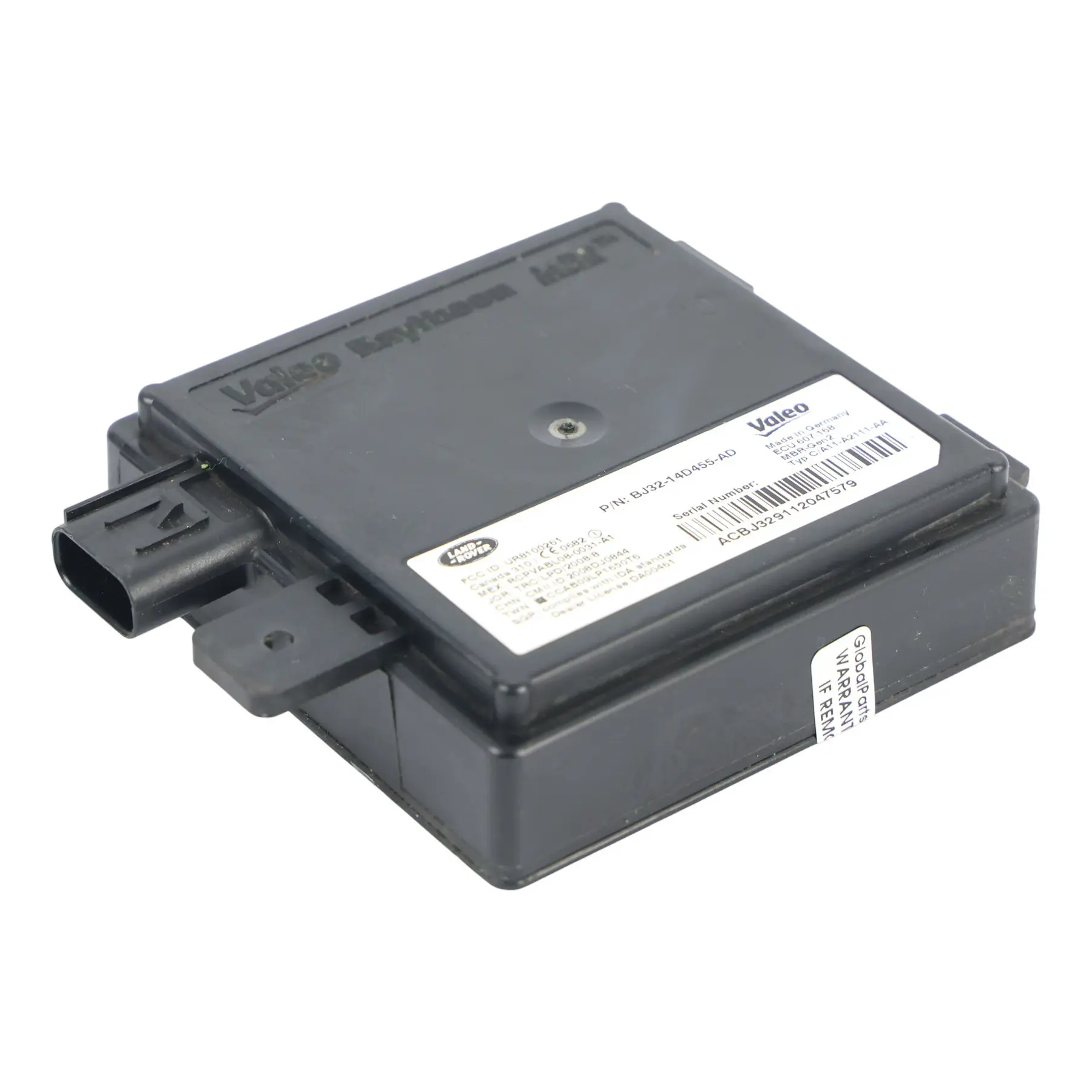 Land Rover Range Rover Evoque L538 Módulo Sensor Punto Ciego ECU BJ32-14D455-AD