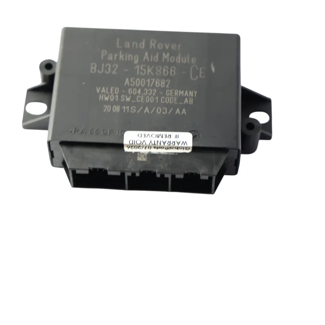 Land Rover Range Rover Evoque L538 Module Capteur Parking PDC - SKU BJ32-15K866-CE - Numéro de pièce BJ32-15K866-CE