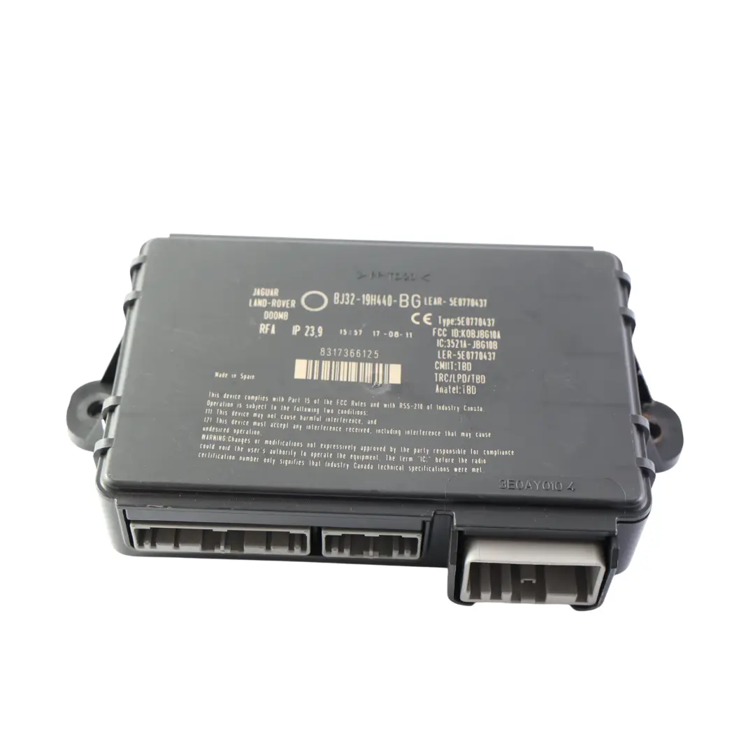 Land Rover Range Rover Evoque L538 Keyless Start Control Module Unit BJ32-19H440 - SKU BJ32-19H440-BG - Part number BJ32-19H440-BG