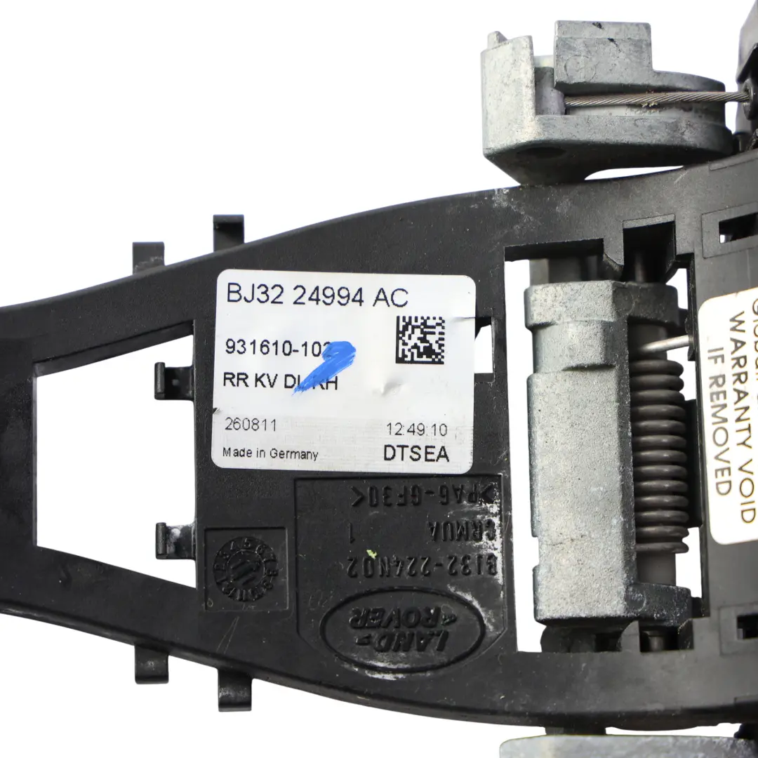 Door Handle Base Mount Rear Right O/S BJ32-24994-CC to Range Rover Evoque L538 with Part number BJ32-24994-AC Range Rover Evoque L538 Door Handle Base Mount Rear Right O/S BJ32-24994-CC - SKU BJ32-24994-AC - Part number BJ32-24994-AC