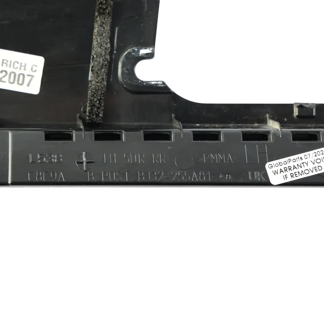 Land Rover Range Rover Evoque L538 Rivestimento Montante Post Sx - SKU BJ32-255A81-AB - Numero di parte BJ32-255A81-AB