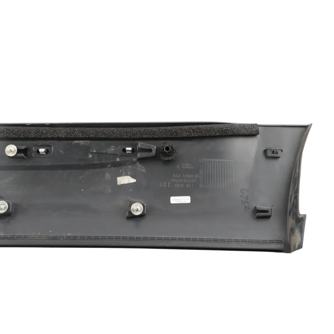 Door Moulding Cover Strip Right O/S to Range Rover Evoque L538 Rear with Part number BJ32-274A48-BB Range Rover Evoque L538 Rear Door Moulding Cover Strip Right O/S - SKU BJ32-274A48-BB - Part number BJ32-274A48-BB