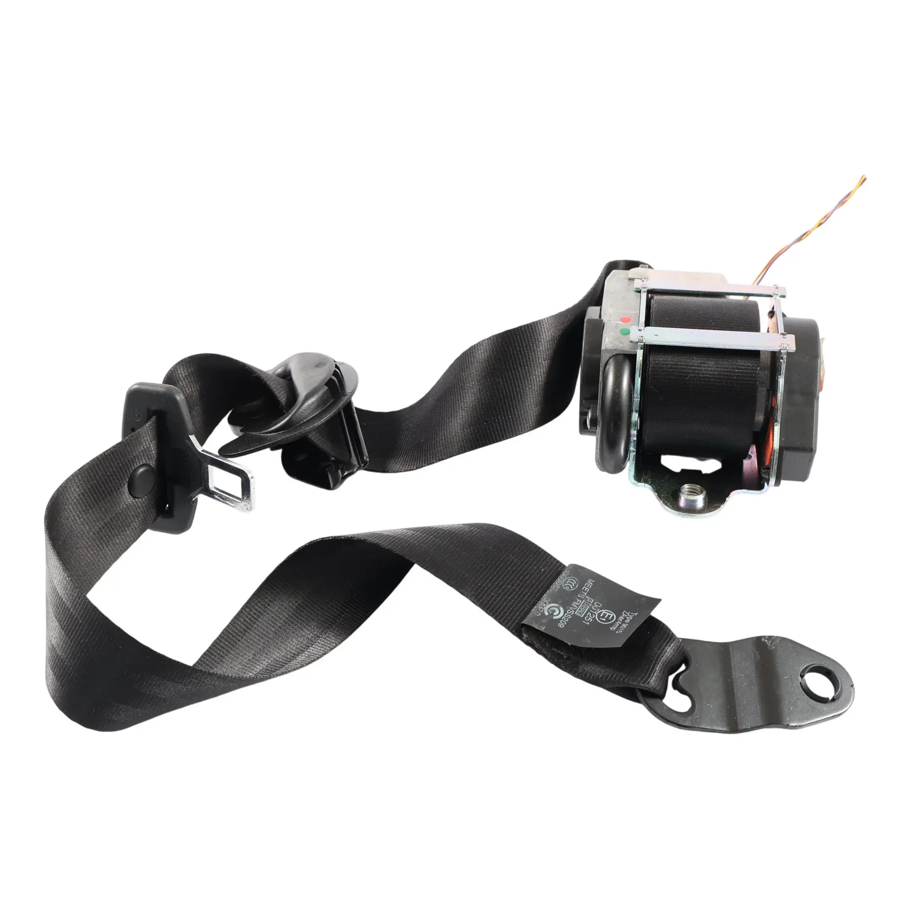 Range Rover Evoque L538 Seat Belt Black Front Left N/S BJ32-611B09-CD8PVJ
