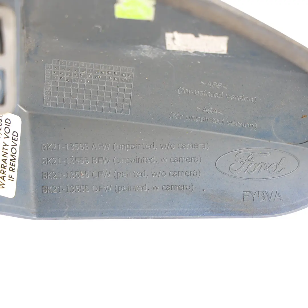 Ford Transit Custom Mk8 Tailgate Handle Cover Surround Plate Deep Impact Blue-J4 - SKU BK21-13555-CF-DIB - Part number BK21-13555-CF