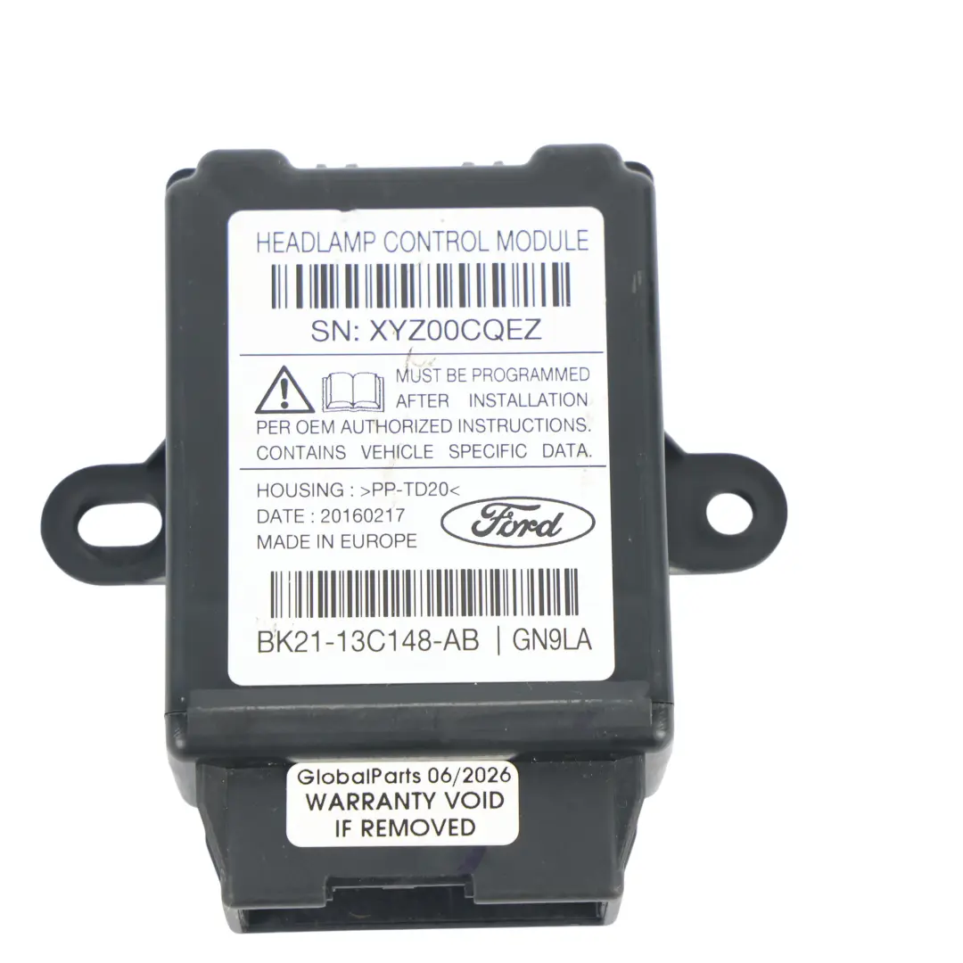 Ford Transit Custom Mk8 Scheinwerfer Steuergerät Modul - SKU BK21-13C148-AB - Teilenummer BK21-13C148-AB