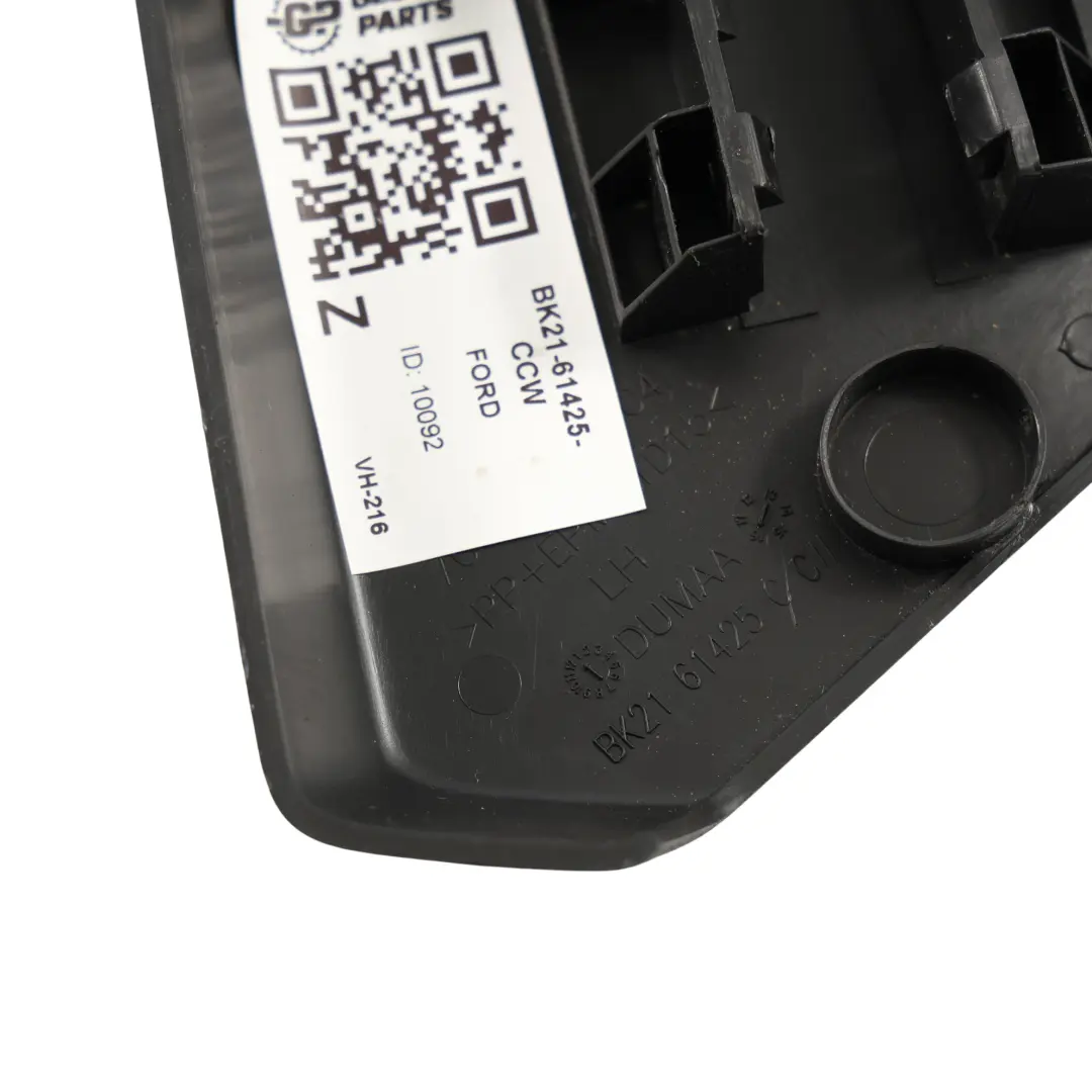 Mk8 Front Seat Trim Cover Panel Black Left N/S to Ford Transit with Part number BK21-61425-CCW Ford Transit Mk8 Front Seat Trim Cover Panel Black Left N/S - SKU BK21-61425-CCW - Part number BK21-61425-CCW