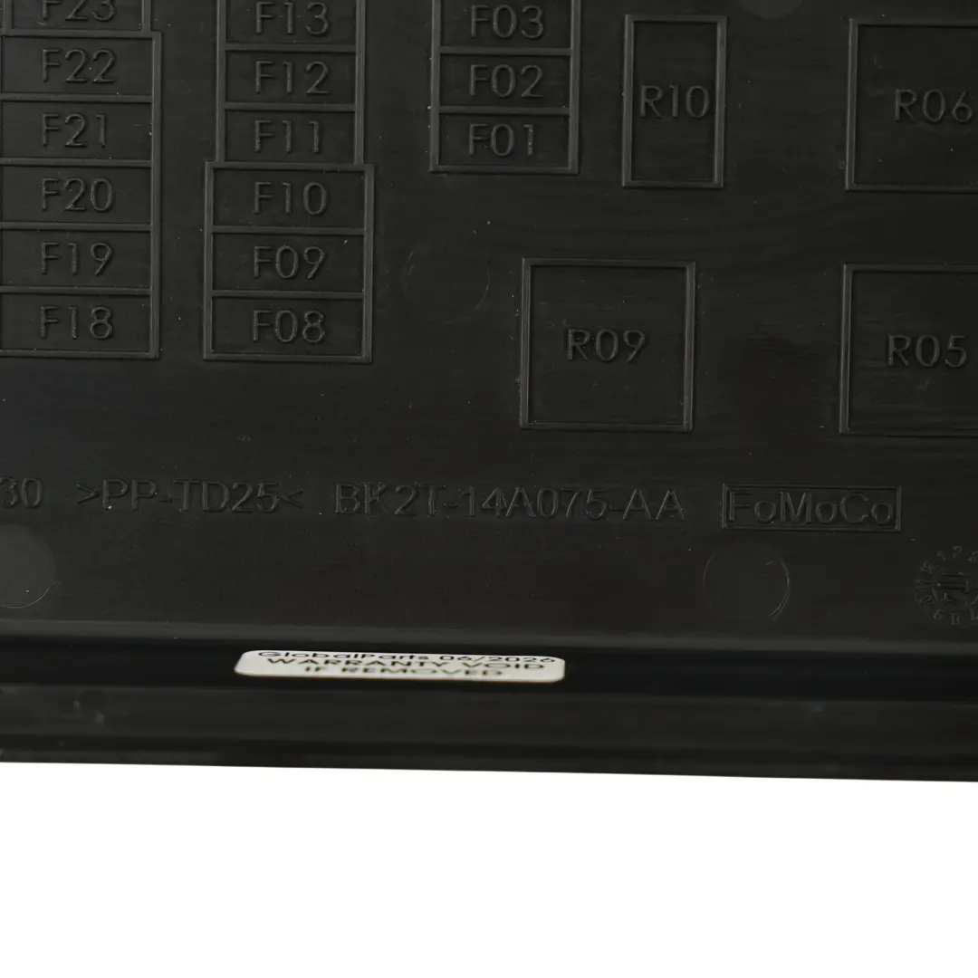 Ford Transit Custom Mk8 Fusebox Cover Upper Lid Trim - SKU BK2T-14A075-AA - Part number BK2T-14A075-AA