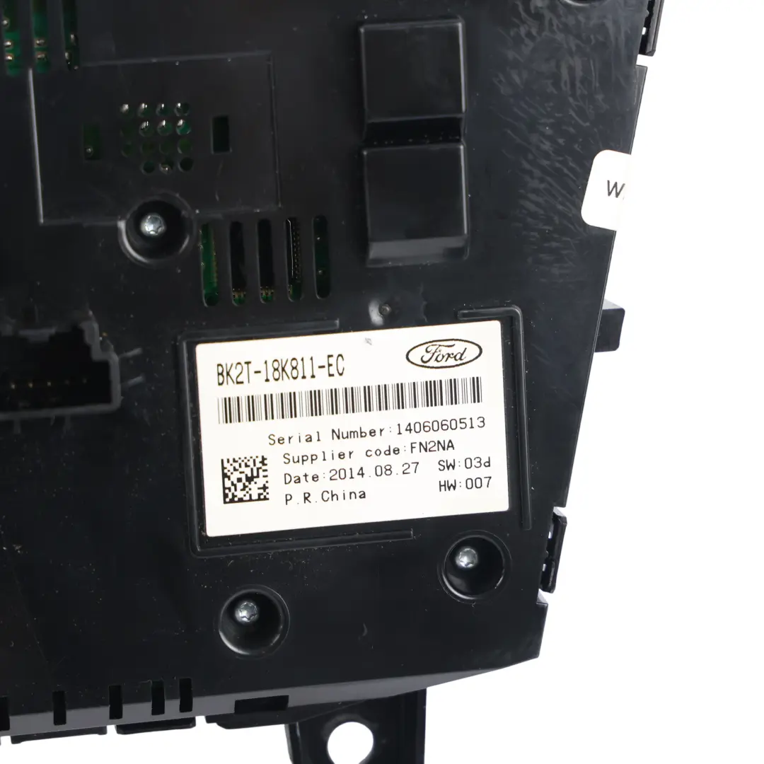 Ford Transit Connect Panel Control Radio CD Interruptor Botones - SKU BK2T-18K811-EC - Número de pieza BK2T-18K811-EC