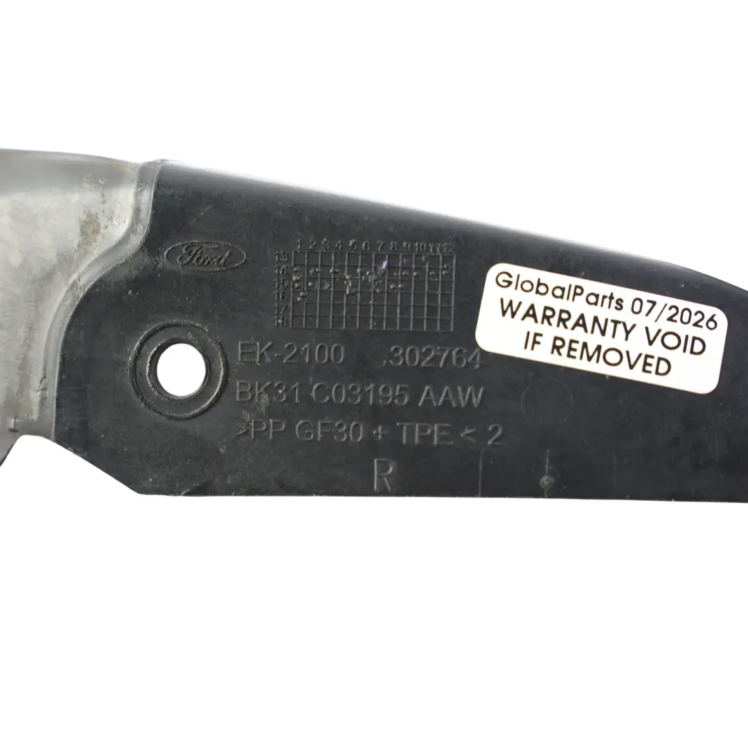 MK8 Panel Cubierta Limpiaparabrisas Derecho para Ford Transit con número de pieza BK31-C03195-AAW Ford Transit MK8 Panel Cubierta Limpiaparabrisas Derecho - SKU BK31-C03195-AAW - Número de pieza BK31-C03195-AAW