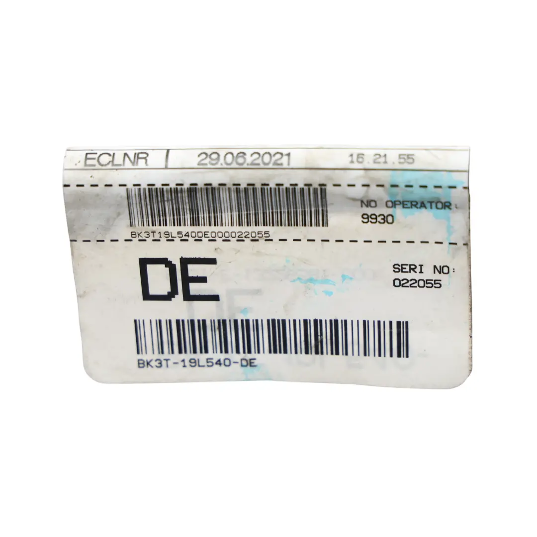 Ford Transit MK8 Cableado Arnés Puerta Corredera Trasera - SKU BK3T-19L540-DE - Número de pieza BK3T-19L540-DE